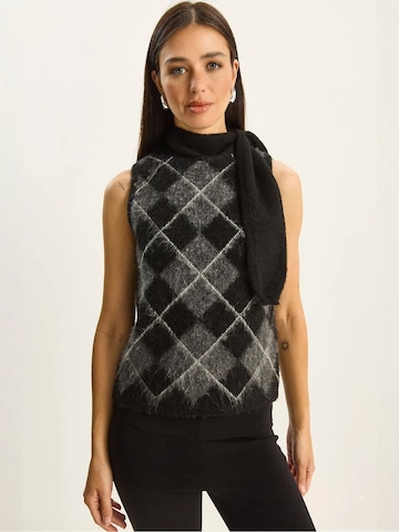Pull-over Bianco Lucci en gris : devant