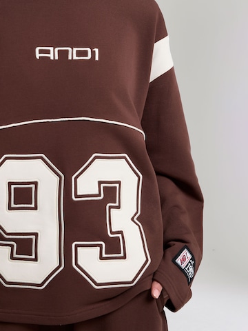 AND1 Sweatshirt i brun