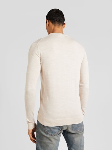 SELECTED HOMME Sweater 'Town' in Beige