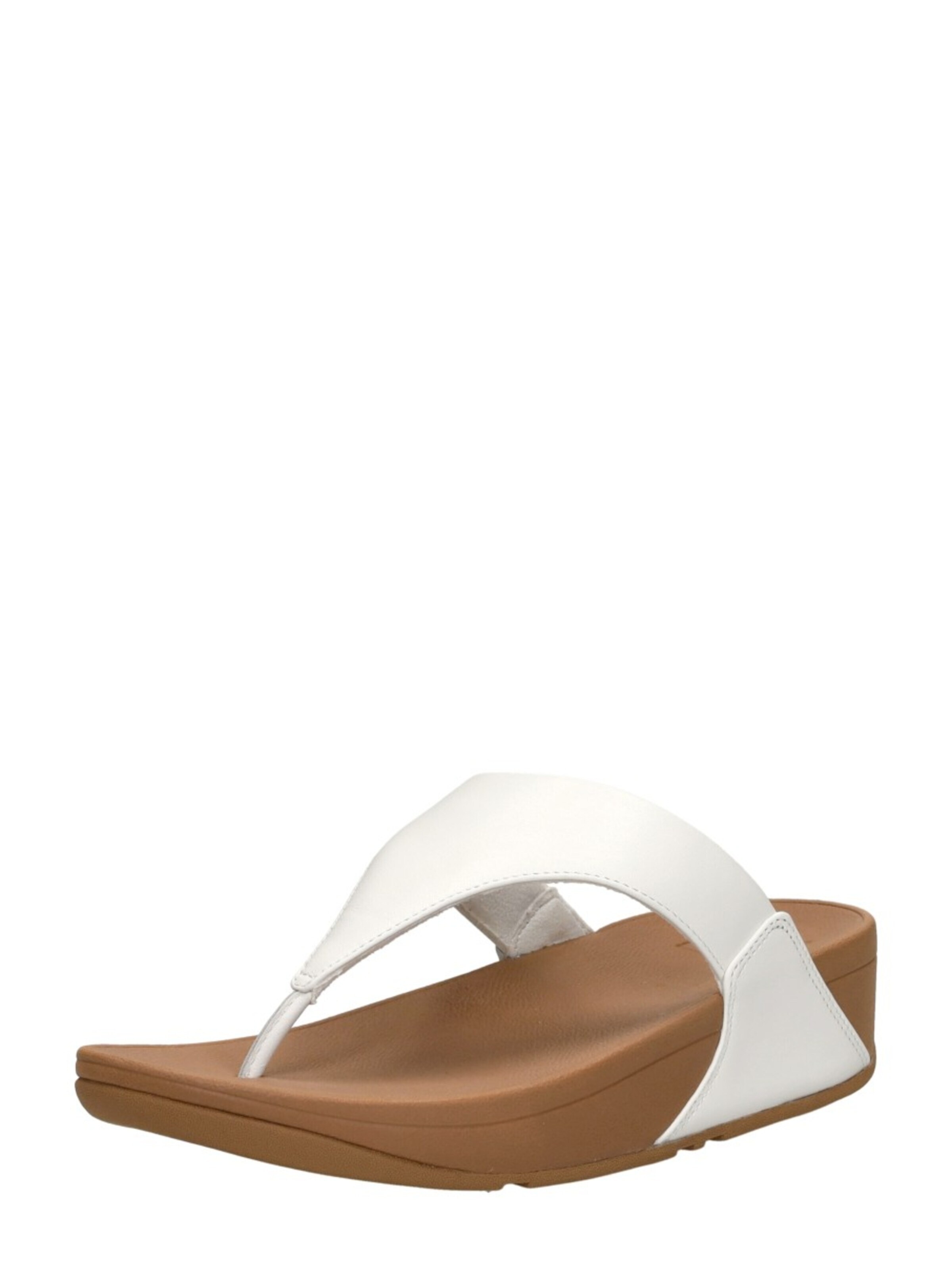 Séparateur d'orteils 'Lulu Leather Toepost' FitFlop en blanc