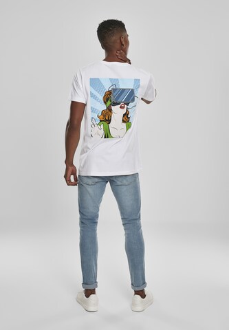 MT Men T-Shirt 'Escape Reality' in Weiß
