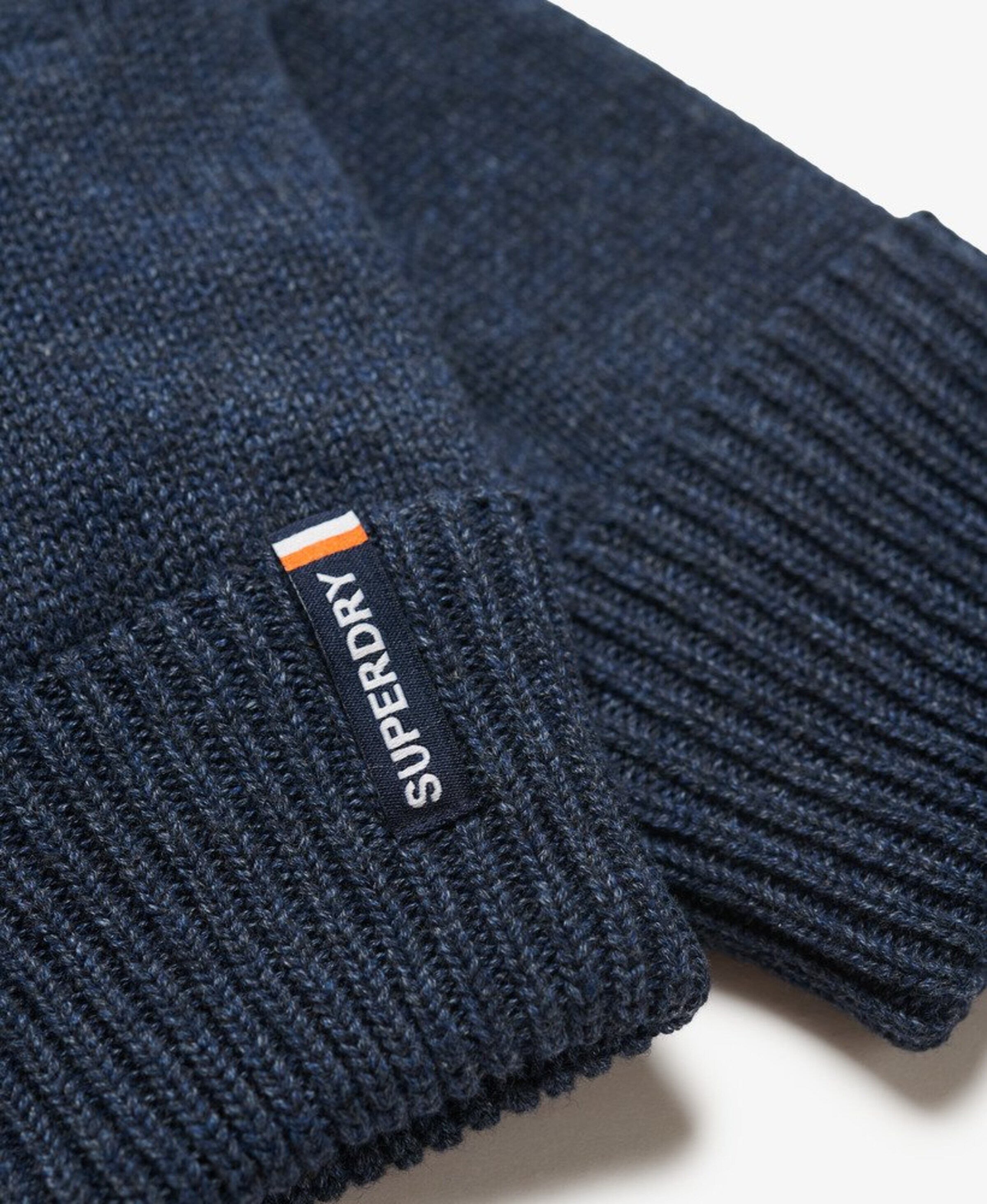 Superdry & Co Full Finger Gloves 'Essential' in Blue