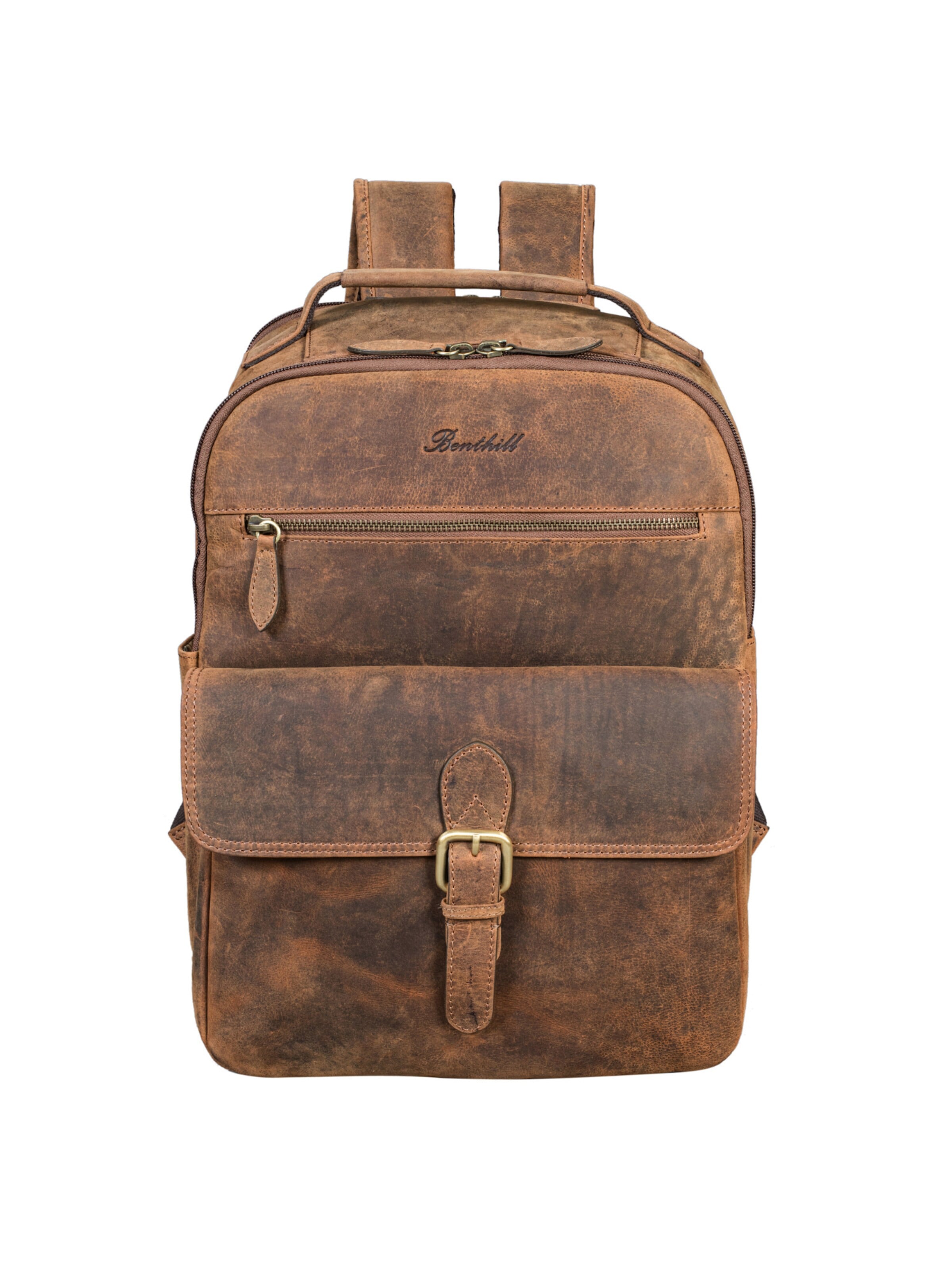 Benthill Rucksack‌‌‌ in Braun: Vorderseite