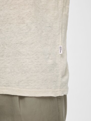 SELECTED HOMME - Camiseta 'Bet' en beige