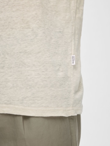 SELECTED HOMME - Camiseta 'Bet' en beige