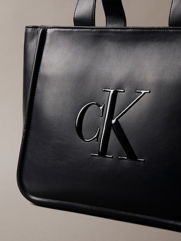 juoda Calvin Klein Pirkinių krepšys