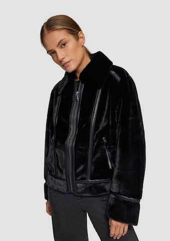 s.Oliver BLACK LABEL Übergangsjacke in Schwarz