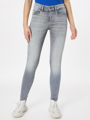 G-Star RAW Skinny Jeans in Blauw: voorkant