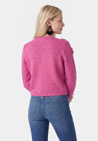 IZIA Knit cardigan in Pink