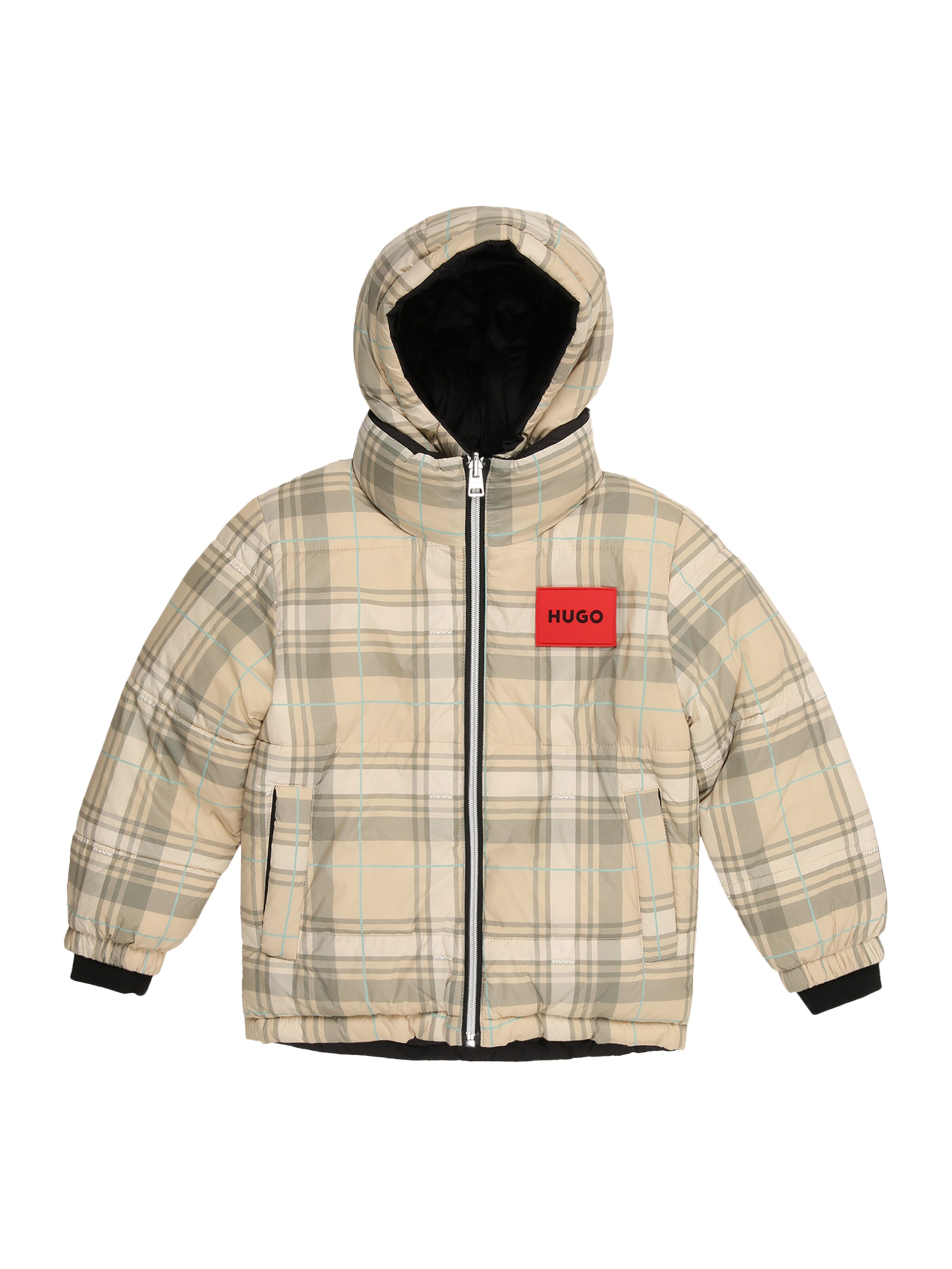 HUGO Prehodna jakna | bež barva: sprednja stran