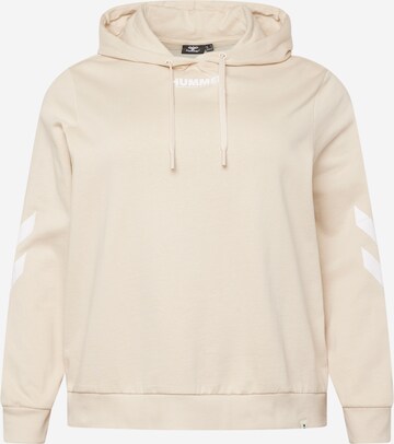 Hummel Sweatshirt in Beige: predná strana