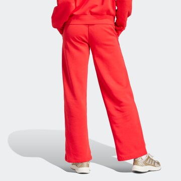 ADIDAS SPORTSWEAR Wide leg Workout Pants in Red
