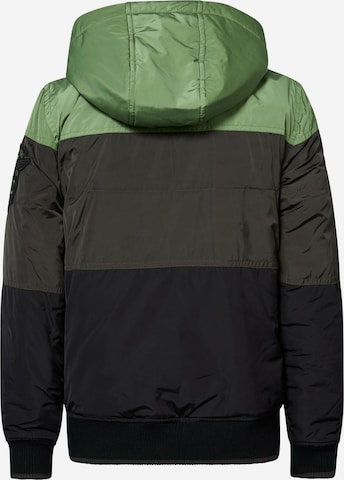 Petrol Industries Zimska jakna | zelena barva