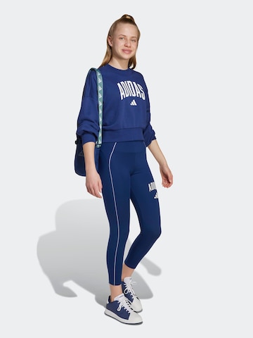 ADIDAS SPORTSWEARSportska sweater majica - plava boja: prednji dio