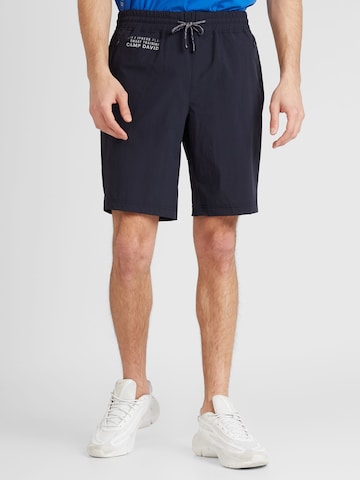 CAMP DAVID Regular Pants in Blue: front