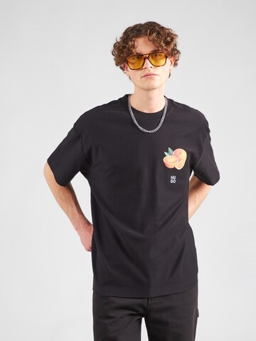 HUGO Shirt 'Dartiee' in Zwart