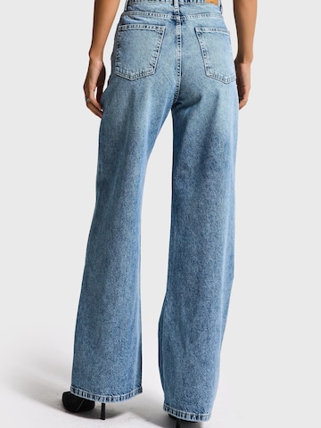 IT'S BASIC Wide leg Jeans 'Olea Wide High Rise Jeans' in Blue