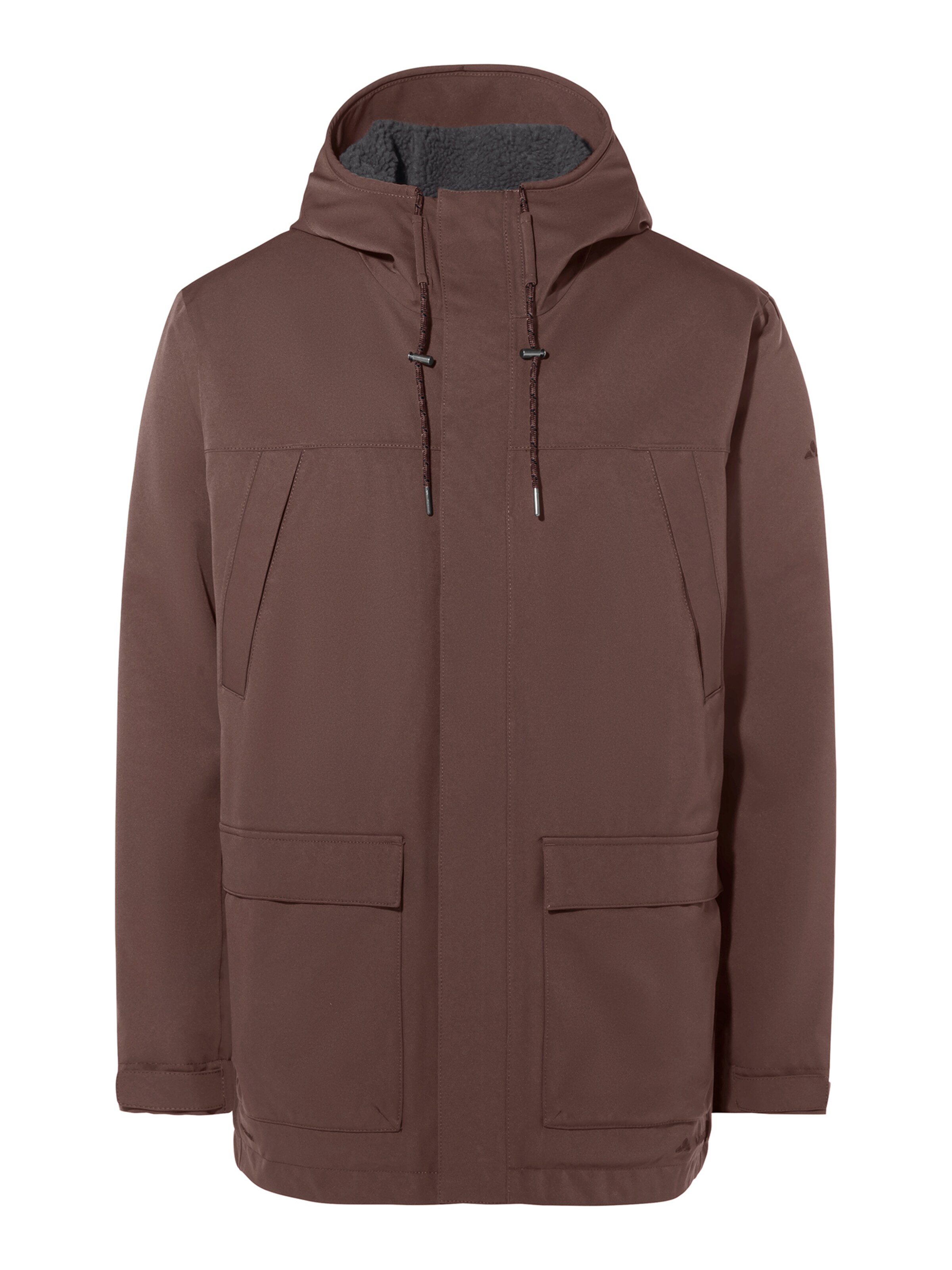 VAUDE Between-seasons parka 'Manukau' in Dark brown, Item view