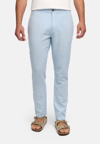 INDICODE JEANS Regular Chino 'Lino' in Blauw: voorkant