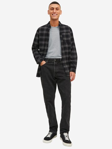 JACK & JONES Shirt 'Corp' in Grey