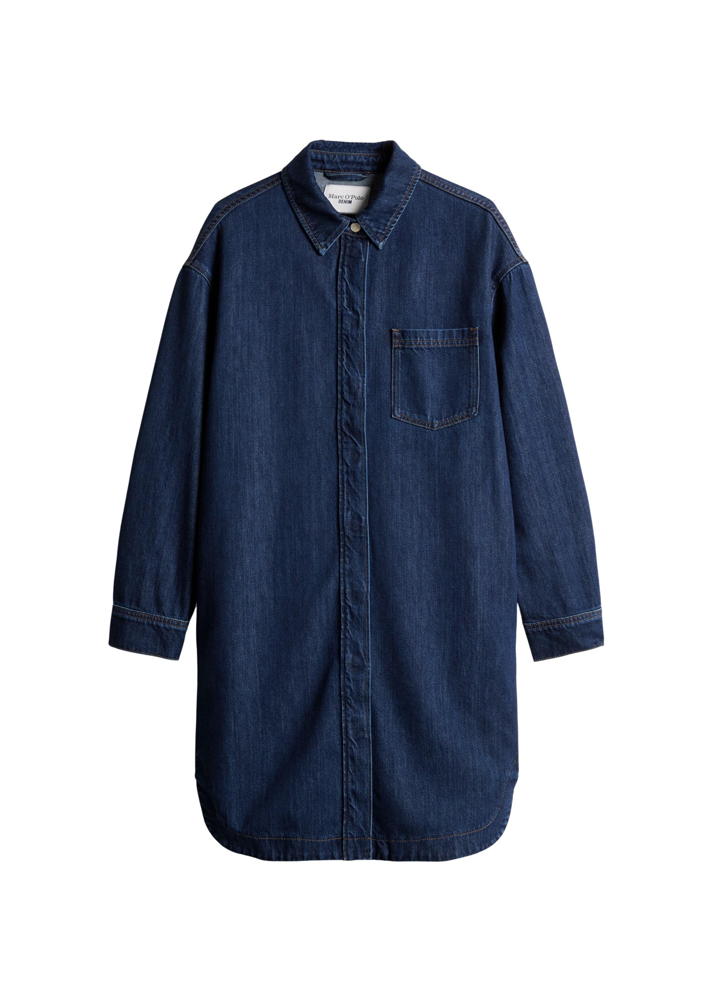 Marc O'Polo DENIM Blousejurk in 32 in de kleur Blauw, Productweergave