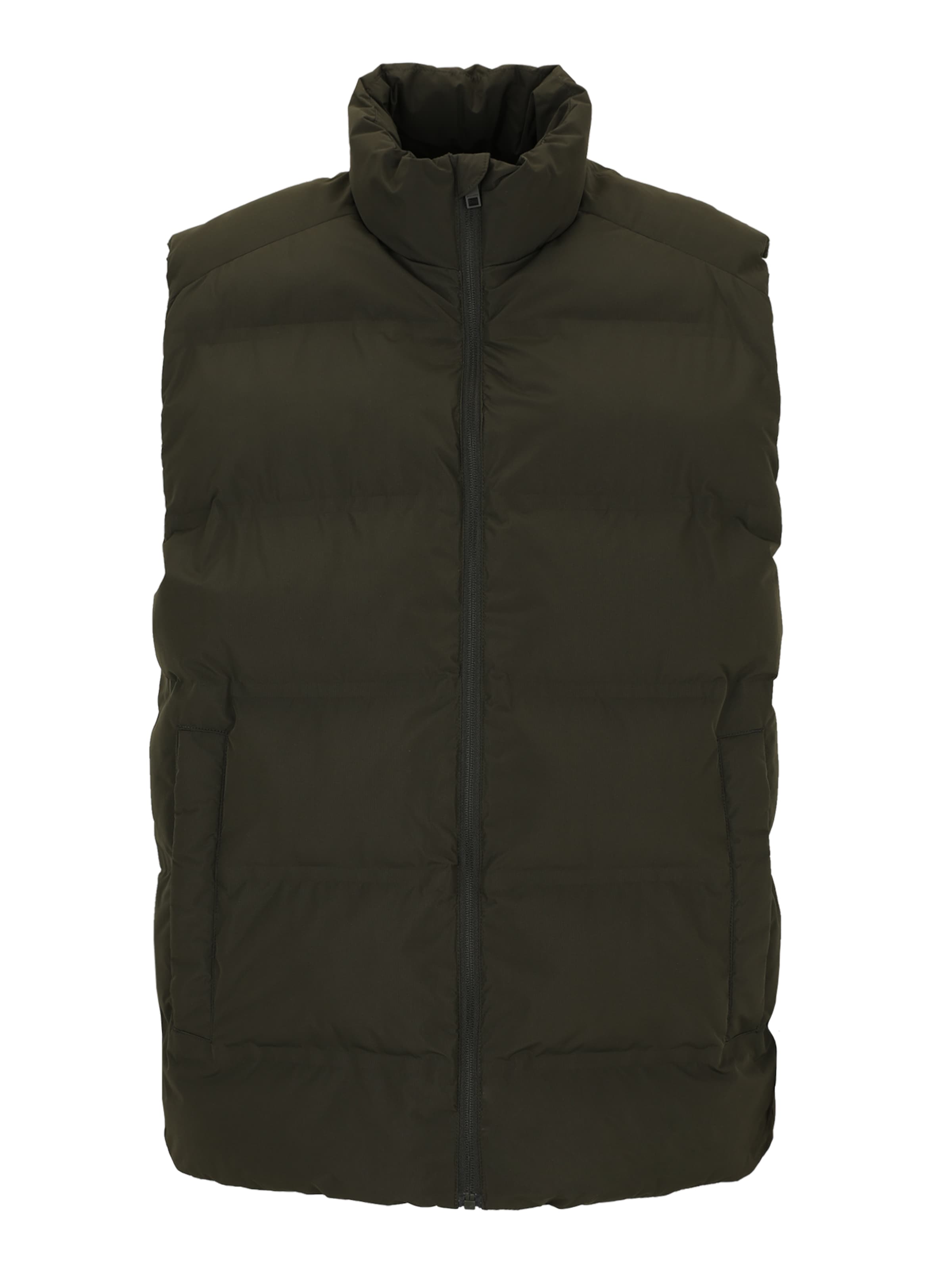 Jack & Jones Plus Weste 'JJESOHO' in Grün: Vorderseite