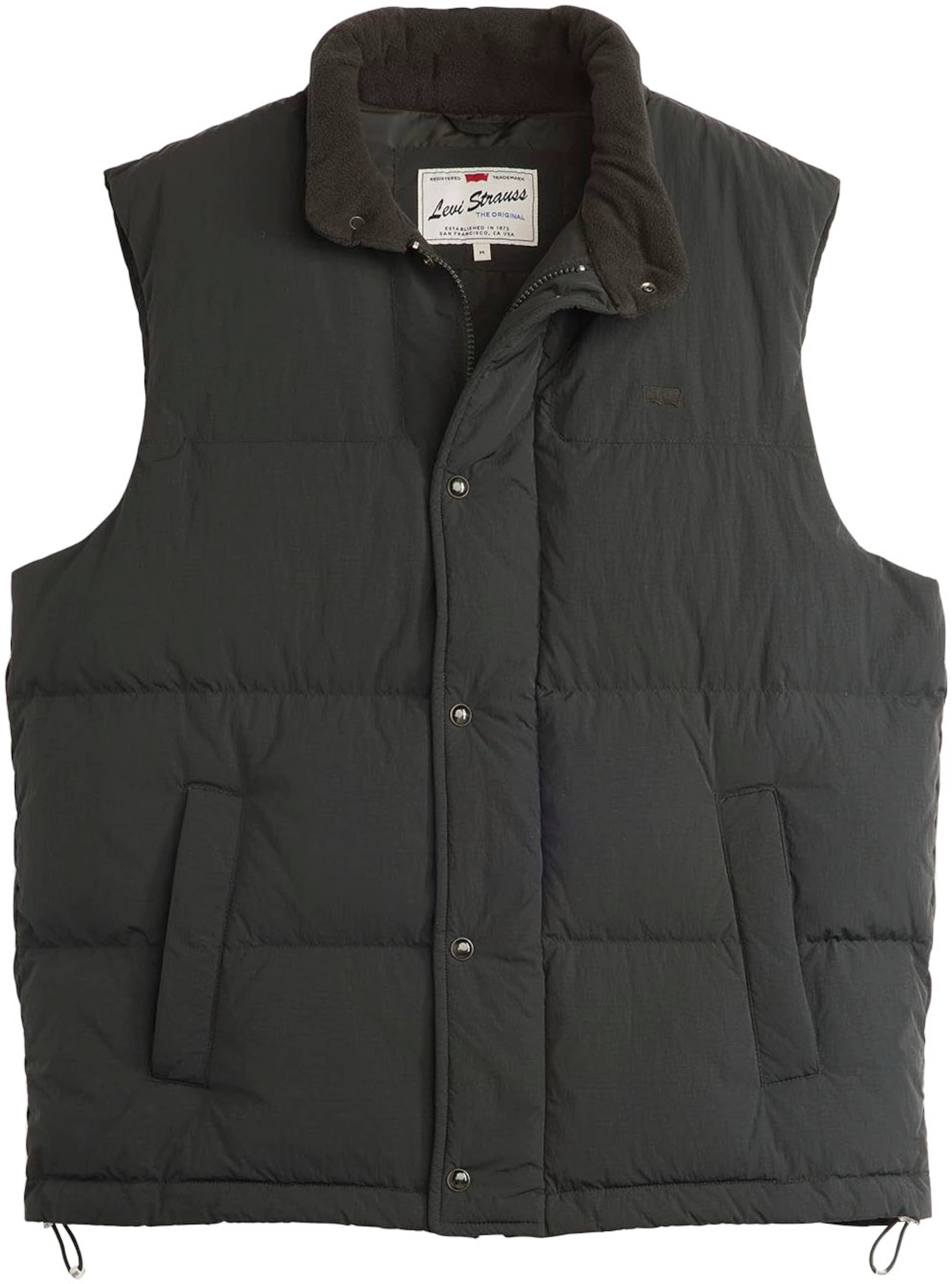 LEVI'S ® Weste in Schwarz: Vorderseite