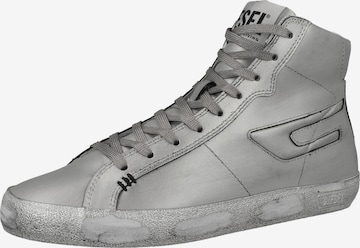 DIESEL Sneaker high 'S-Leroji' in Silber: predná strana