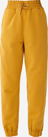 Regular Pantalon QS en jaune : devant