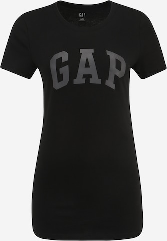 Gap Tall Μπλουζάκι σε μαύρο: μπροστά