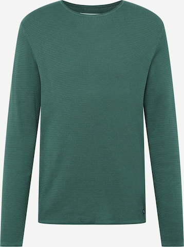 TOM TAILOR DENIM Sweater in Green: front