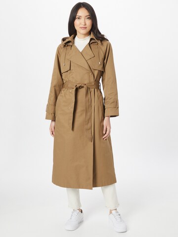 s.Oliver Between-Seasons Coat in Brown: front