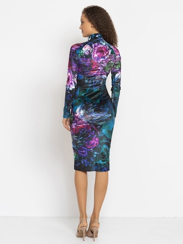 JIORO Jurk 'PEONIES' in Gemengde kleuren