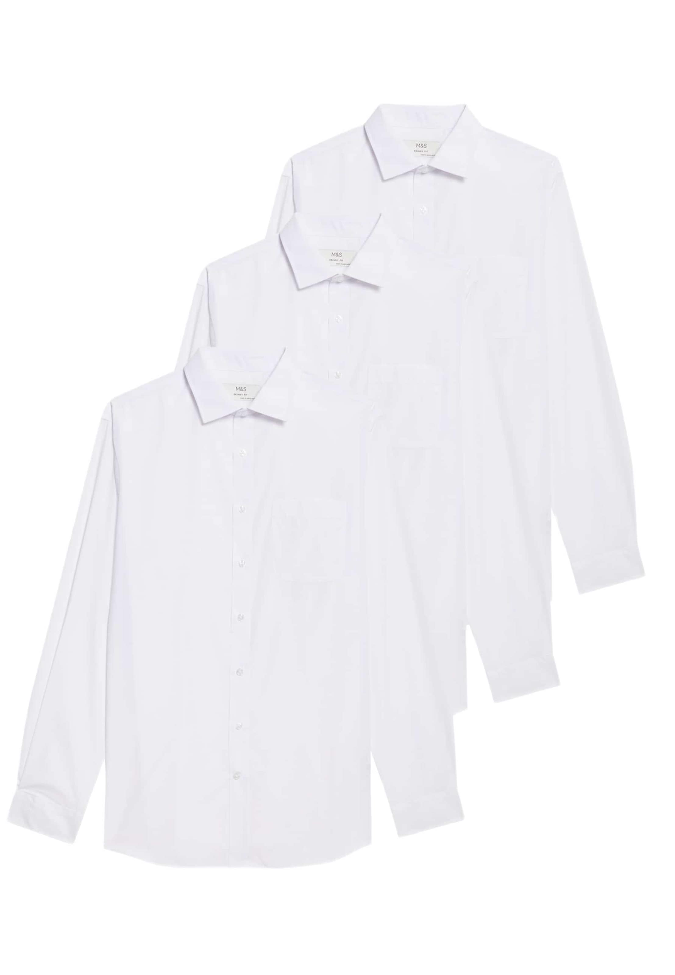 Camicia business in 37 Marks & Spencer di colore bianco, Visualizzazione prodotti