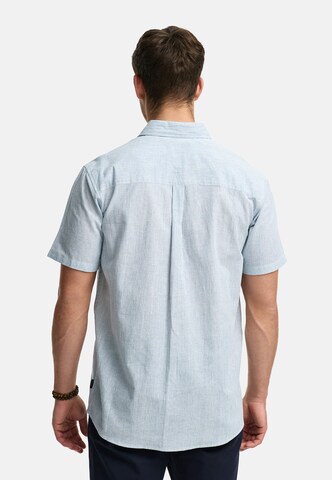 INDICODE JEANS Regular fit Overhemd 'Kiss' in Blauw