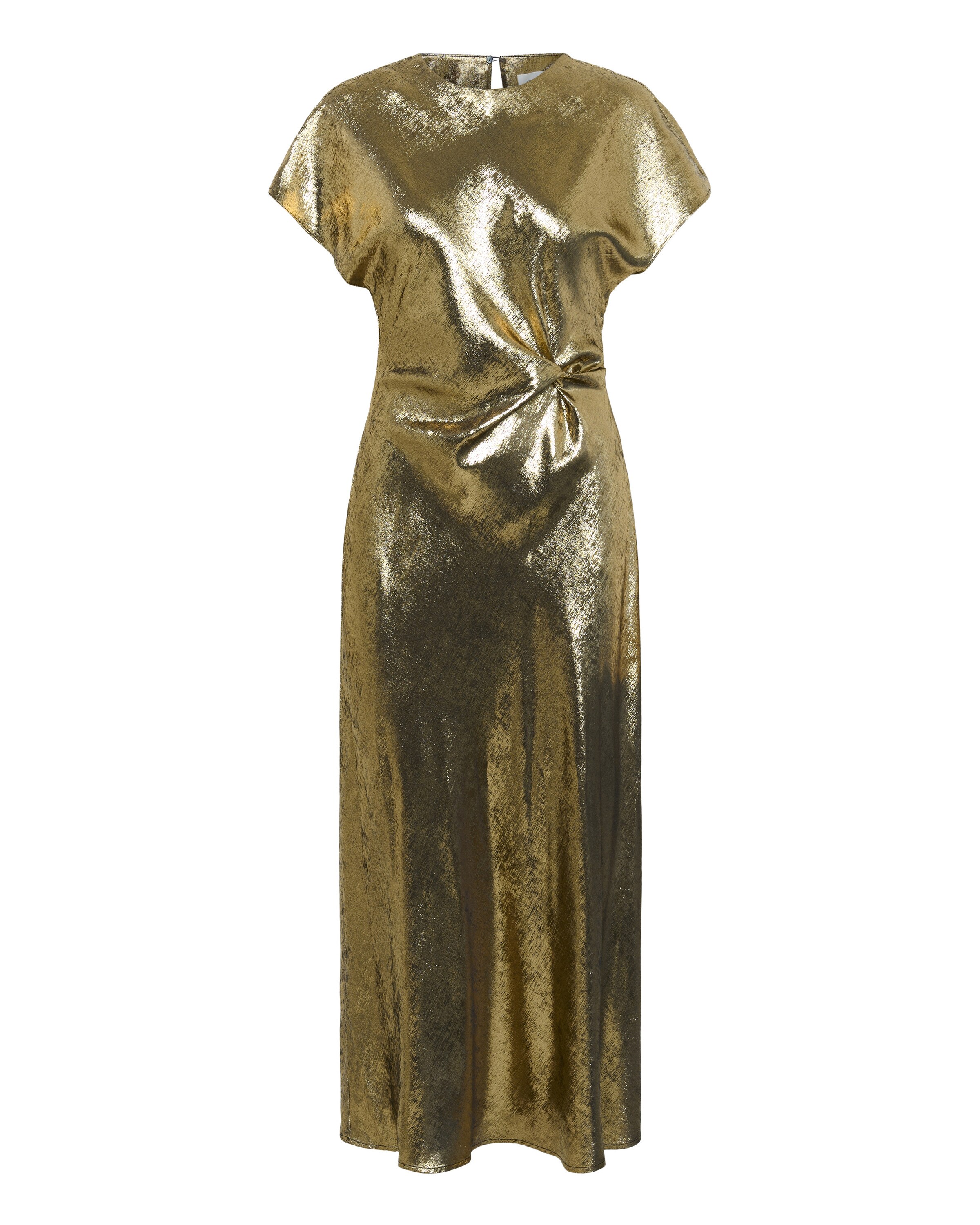 SOAKED IN LUXURY Dress 'SLMirmir' in Gold: front