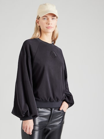 GUESS Sweatshirt in Black: front