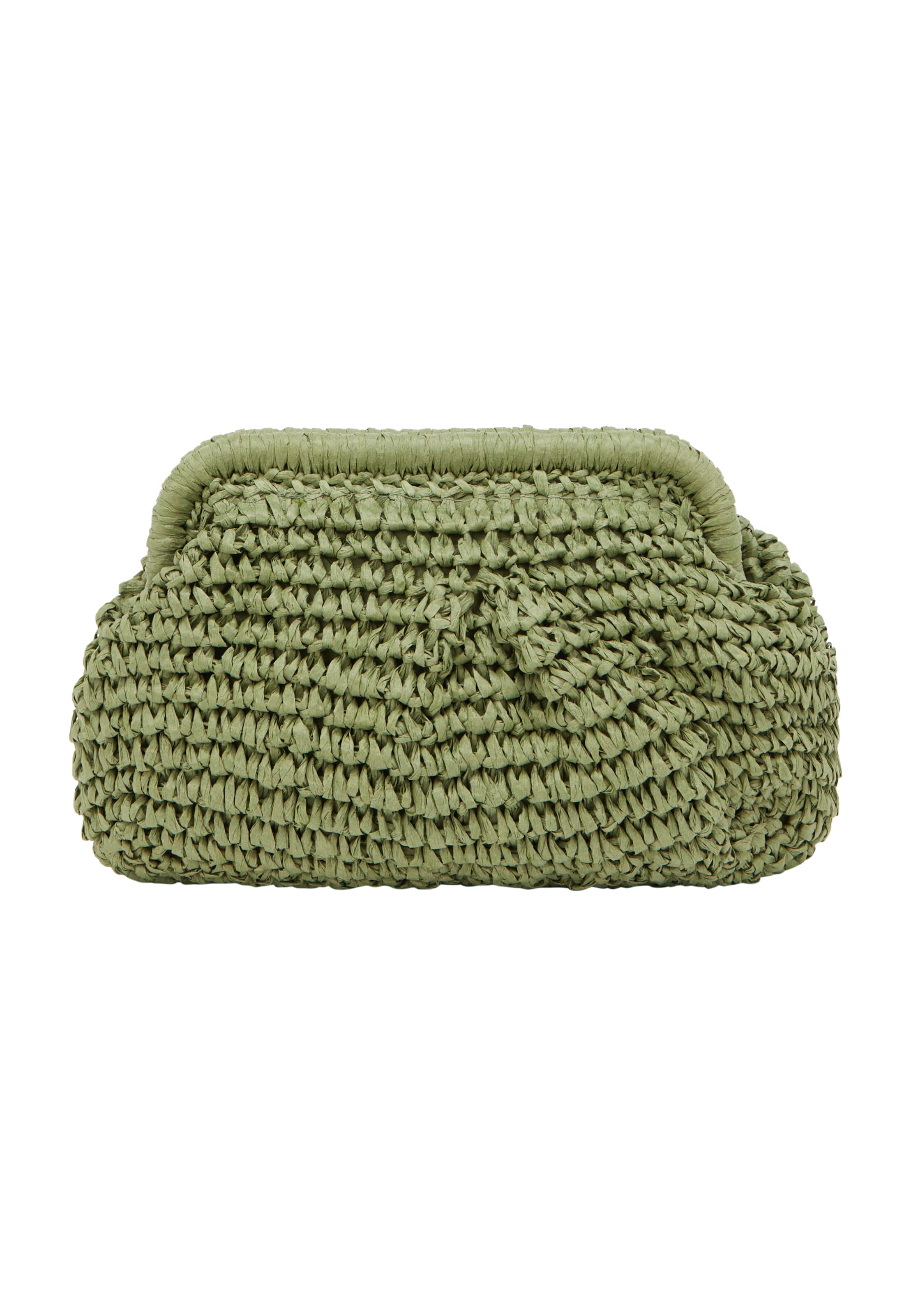 ebeeza Clutch in Green: front
