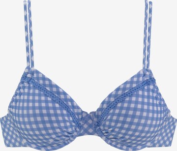 Invisible Hauts de bikini BUFFALO en bleu : devant