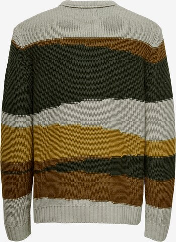 Pull-over 'PAU' Only & Sons en mélange de couleurs