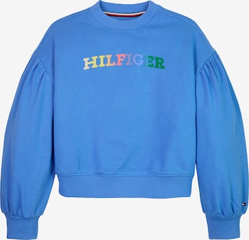 Sweat-shirt TOMMY HILFIGER en bleu : devant