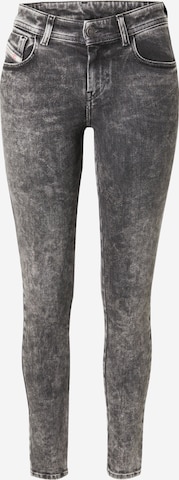 DIESEL Skinny Jeans 'SLANDY' in Grey: front