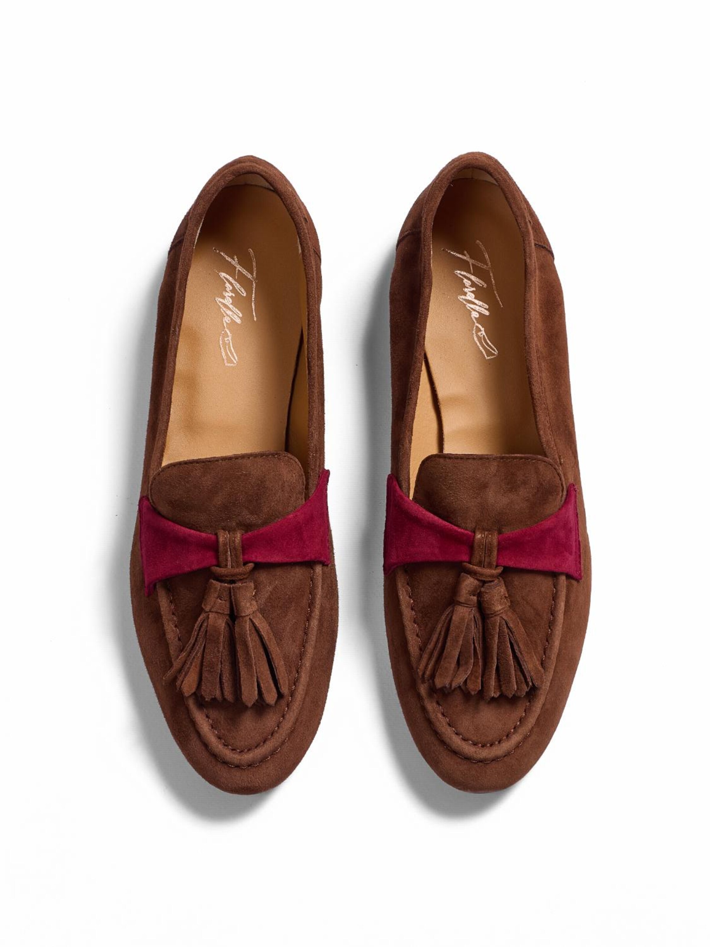 Flarelle Moccasin 'Fruscio' in Brown
