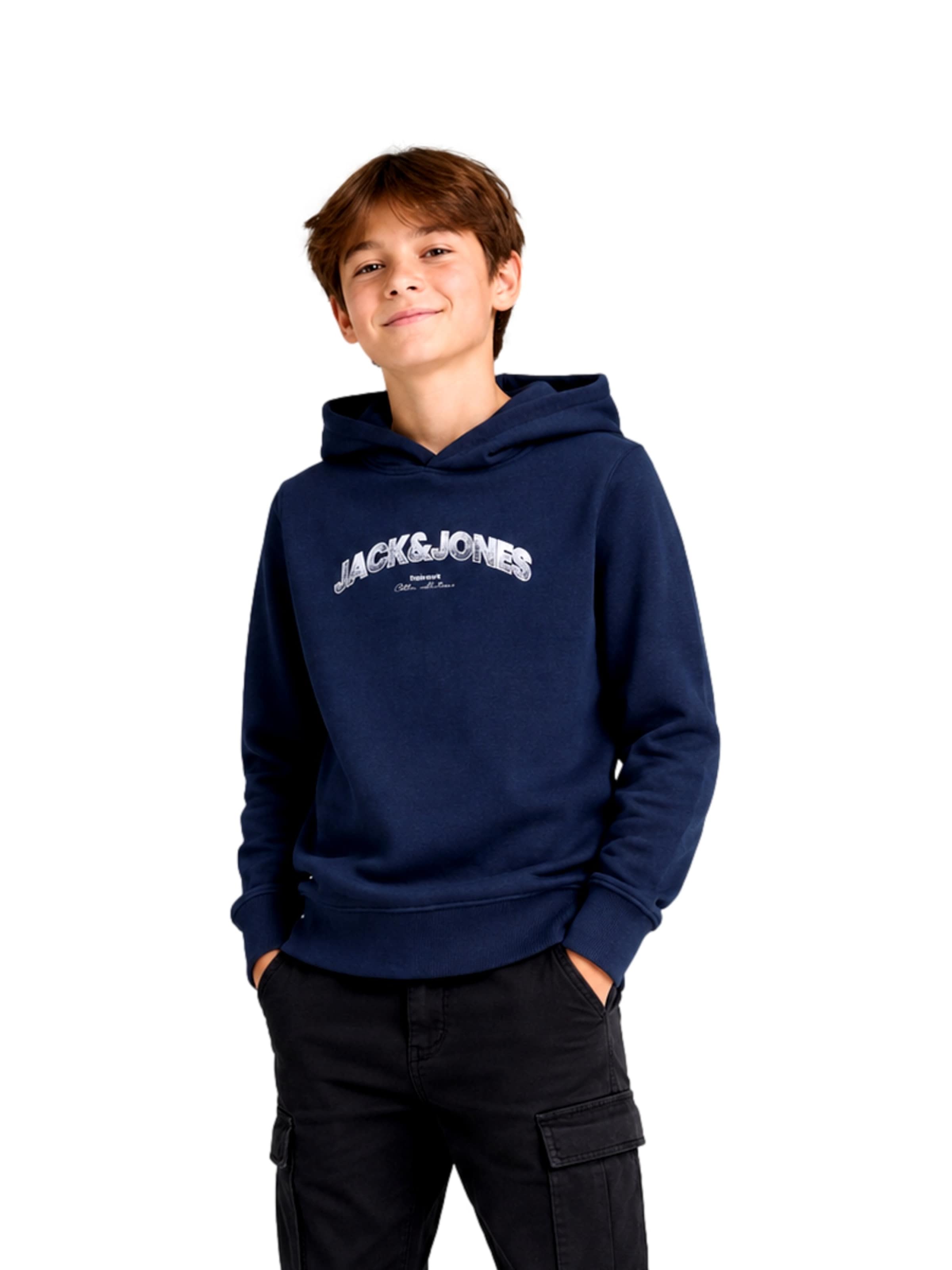 Jack & Jones Junior Sweatshirt 'JJAvery' i blå: framsida