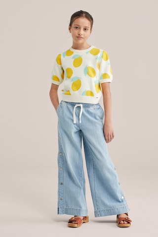 WE Fashion Свитер в Бежевый