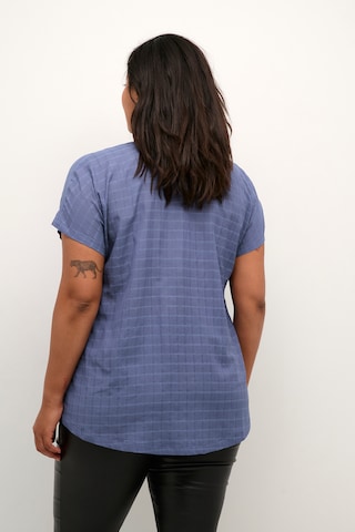 KAFFE CURVE - Blusa 'Felie' em azul