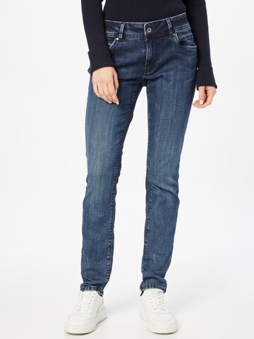 Pepe Jeans - Slimfit Vaquero 'New Brooke' en azul: frente