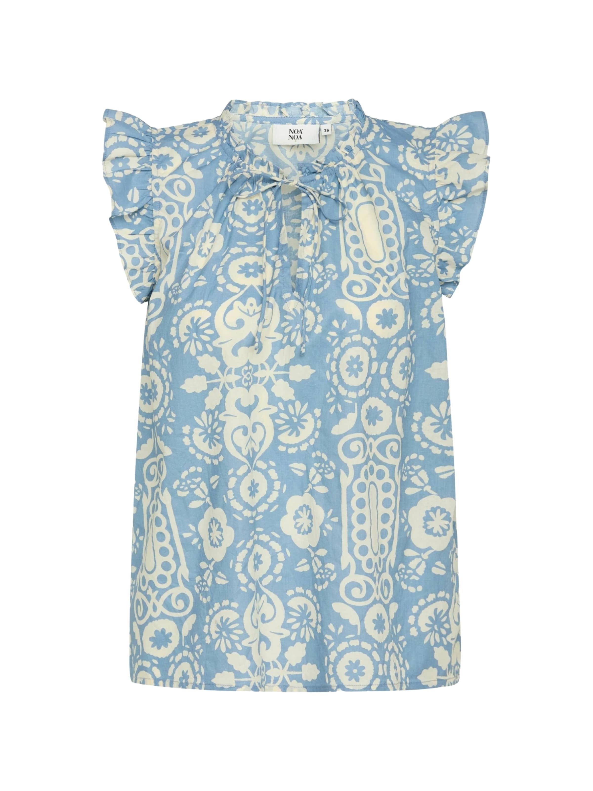 Noa Noa Shirt ' AnnieNN ' in Blau: Vorderseite