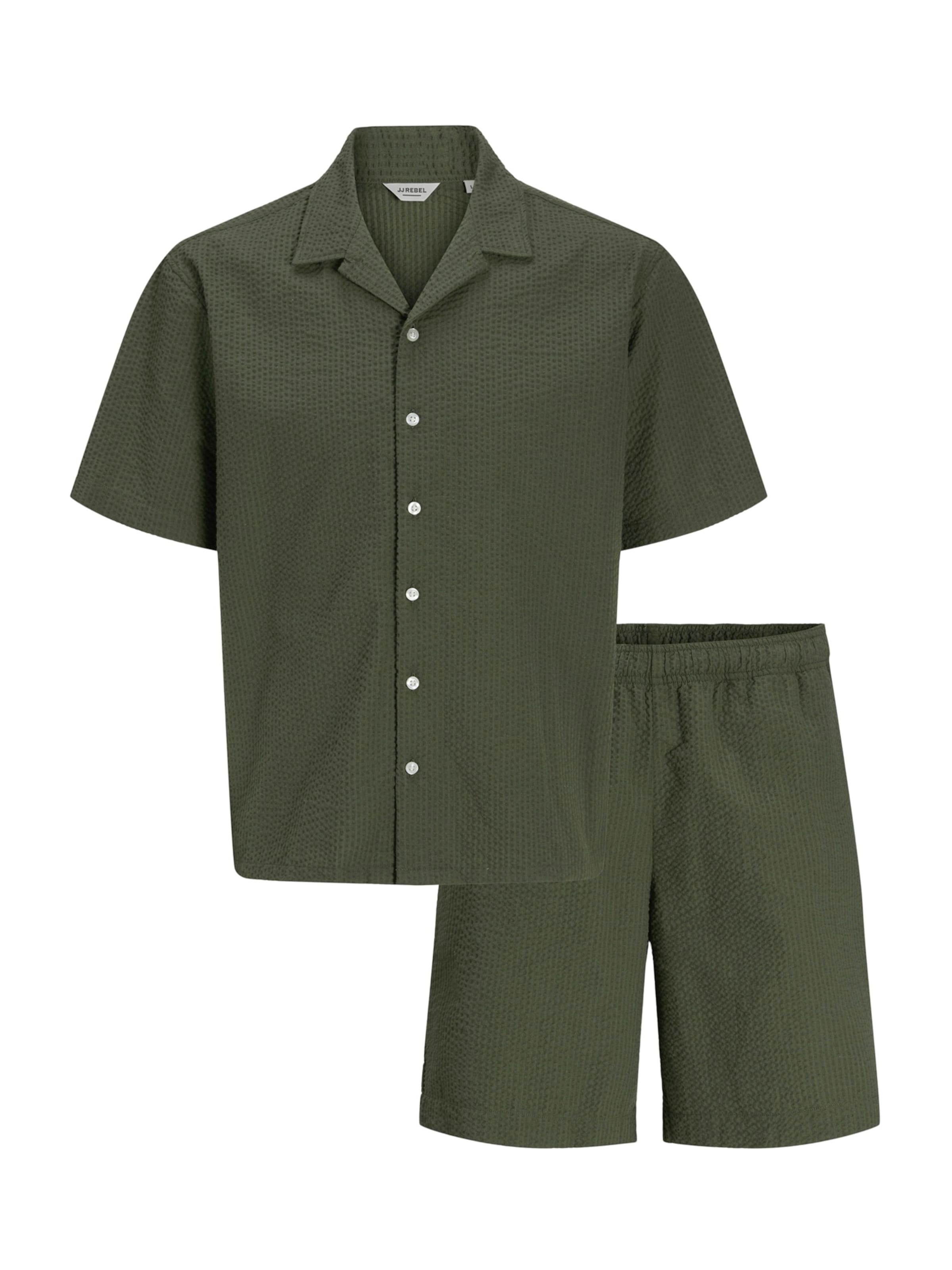 Survêtement 'JREBHAVEN' JJ Rebel en vert : devant