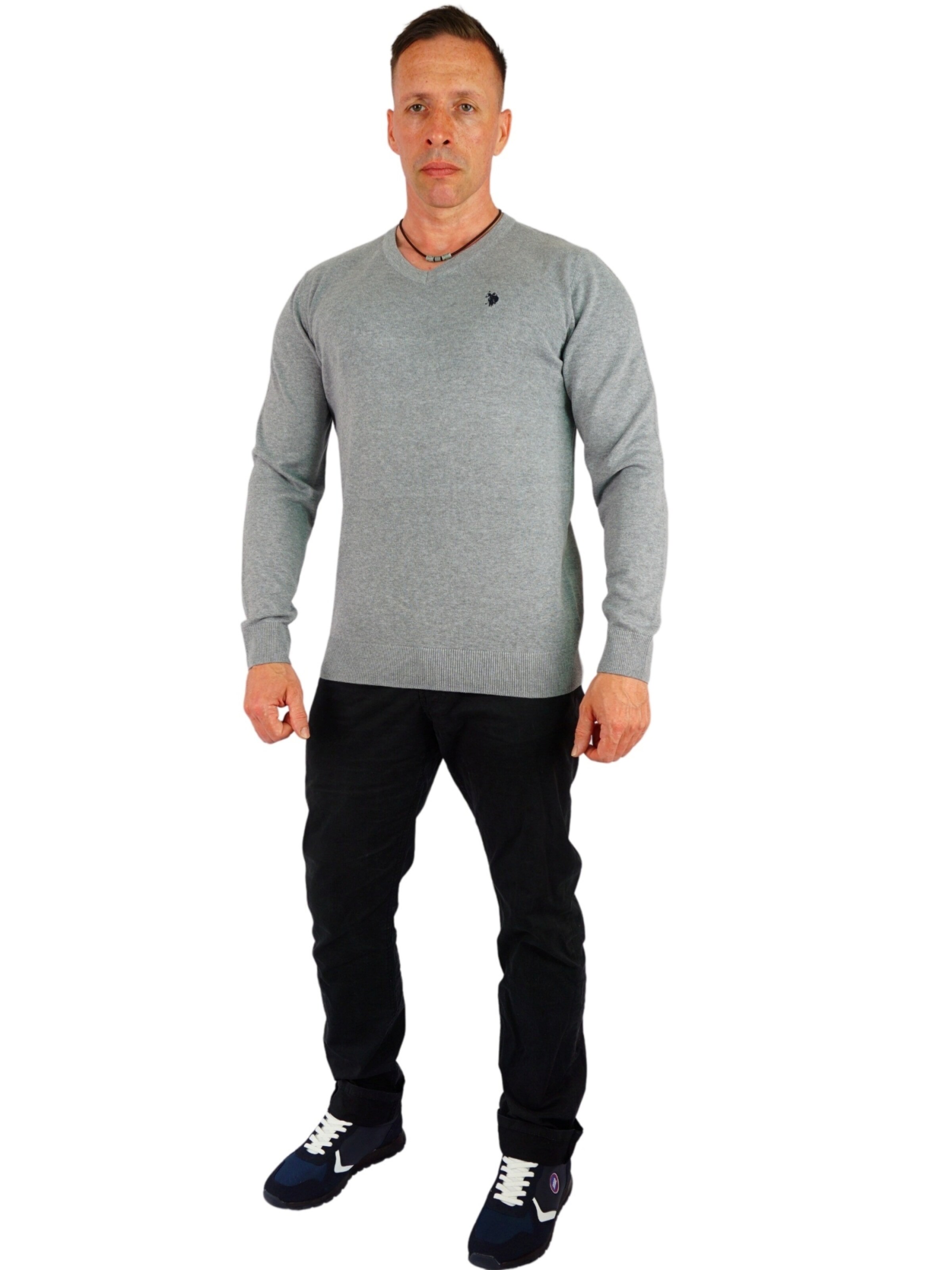 U.S. POLO ASSN. Pullover i grå